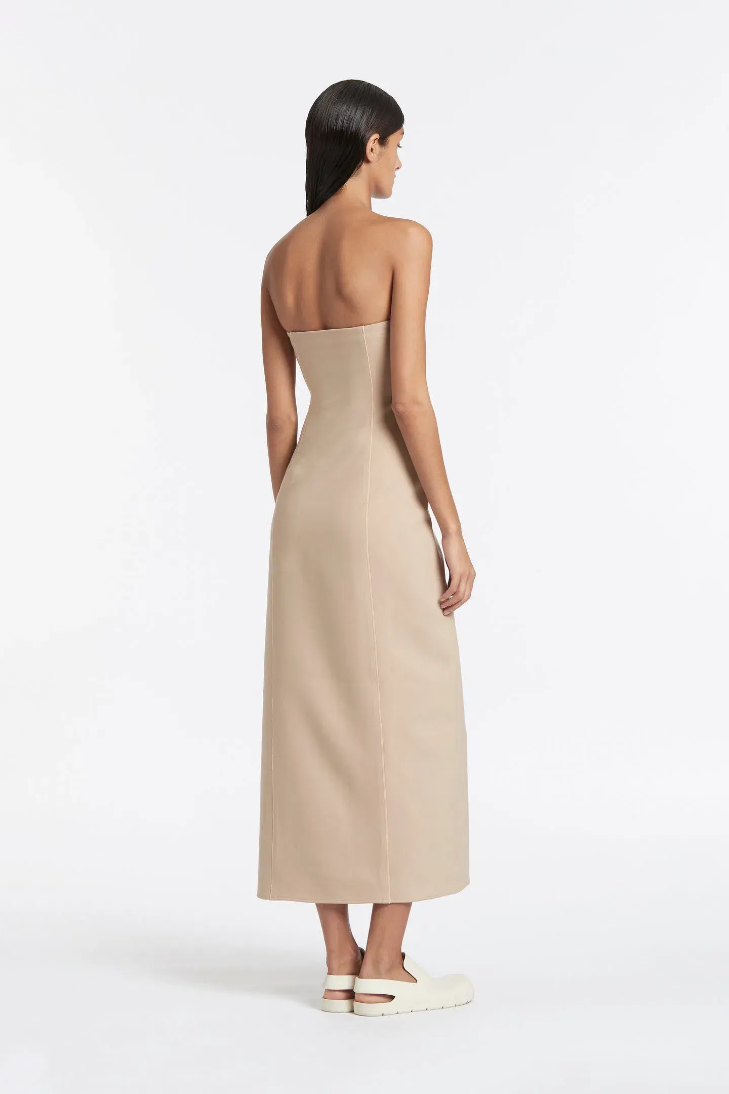 Sir The Label Monte Strapless Dress in Tan Beige Size 1 - Image 4