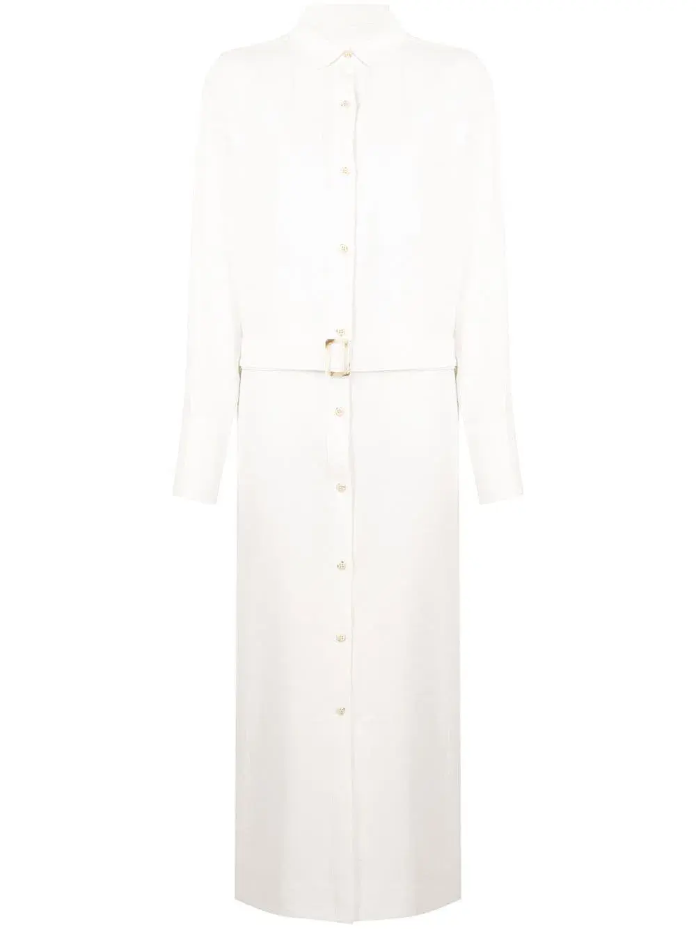 Sir The Label Clemence Shirt Dress in Ivory White Size 1 - Image 4