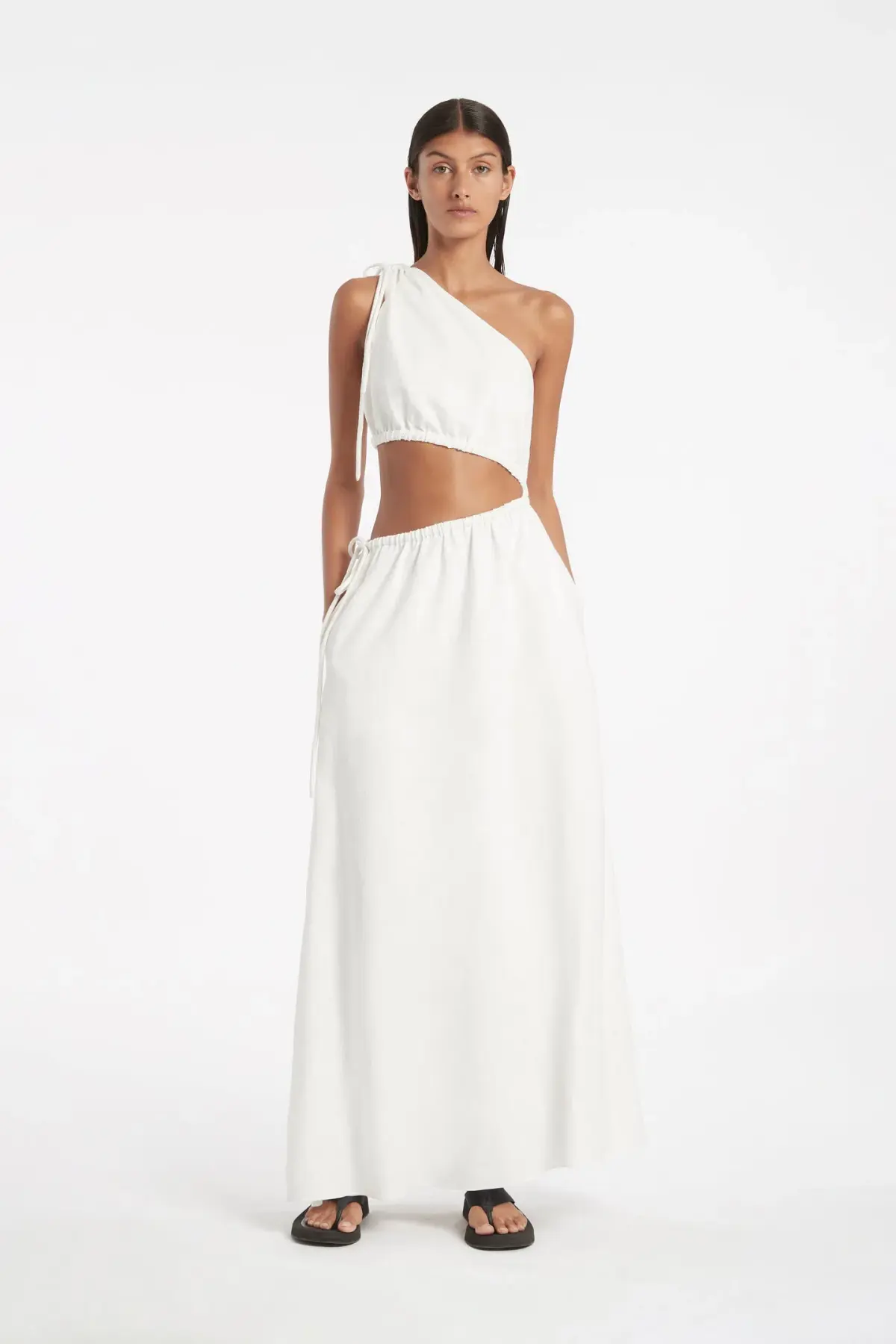 Sir The Label Blanche Asym Gown in Ivory Size 1 - Image 1