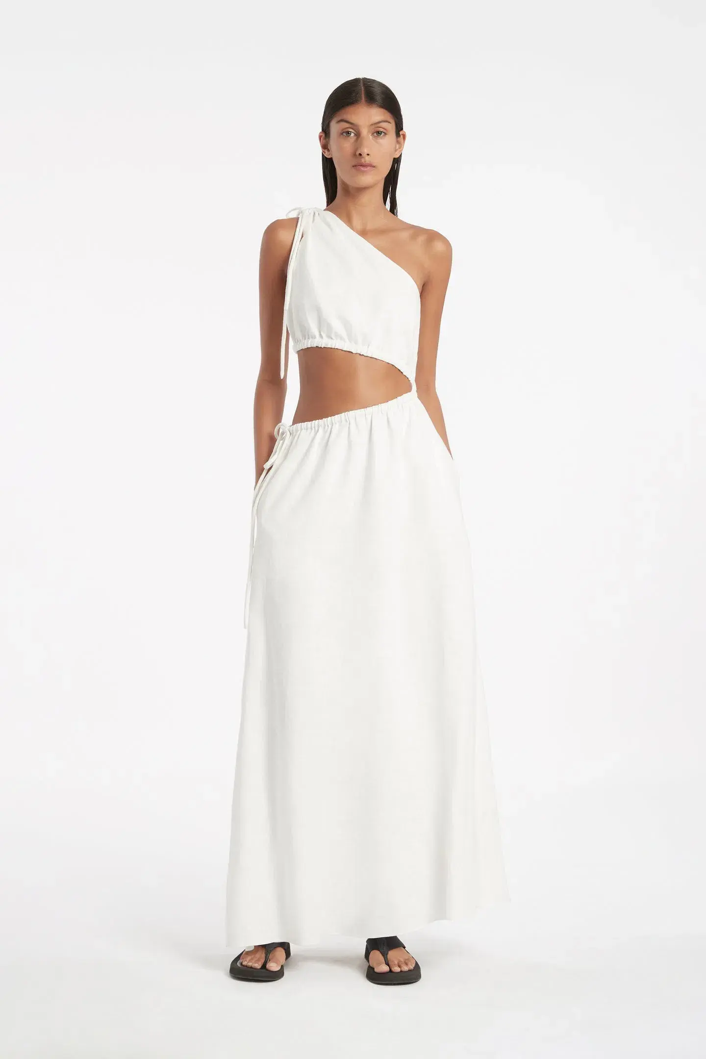 Sir The Label Blanche Asym Gown in Ivory Size 1 - Image 1