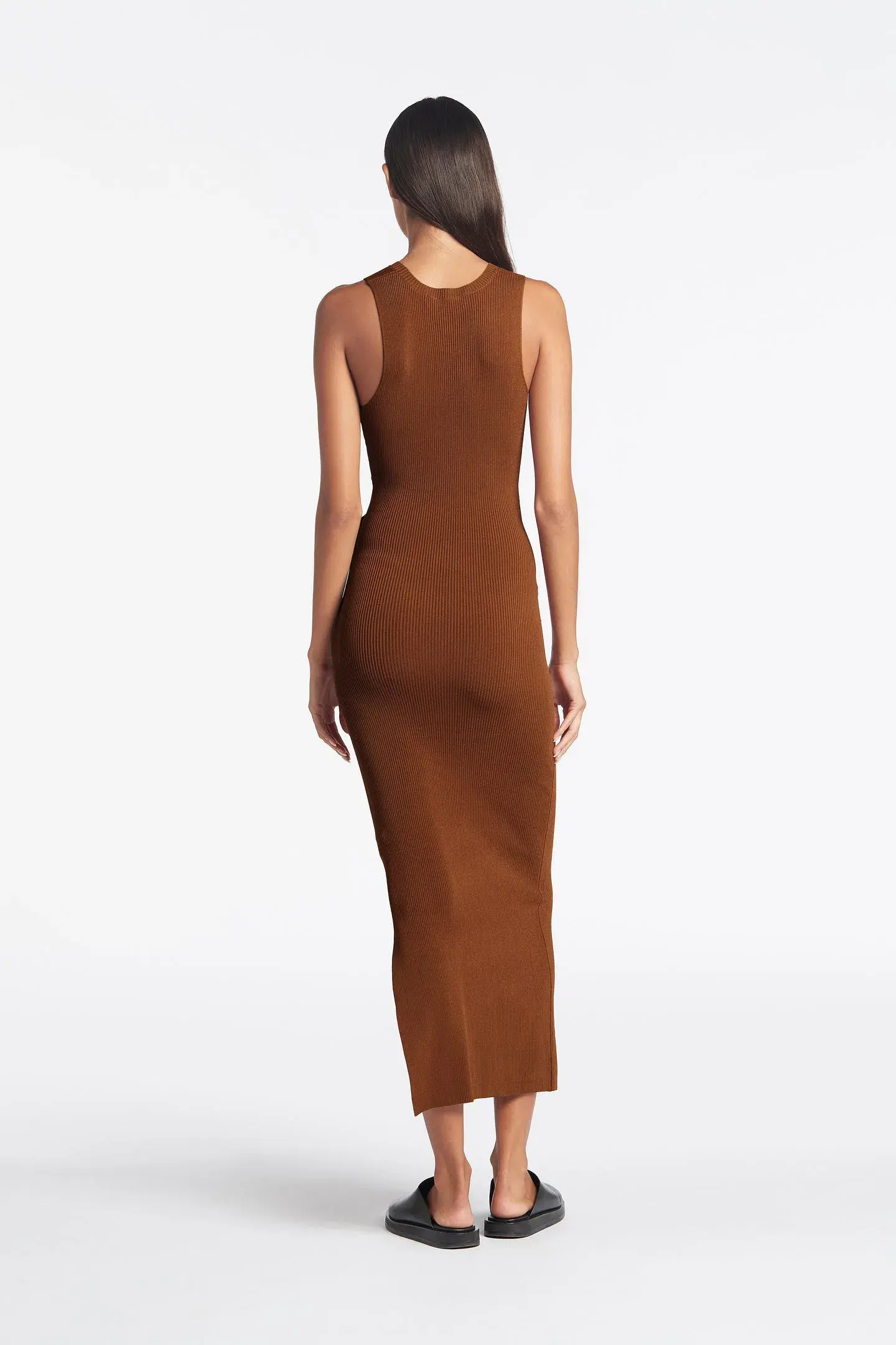 Sir the Label Hazel Josephine Sleeveless Dress in Brown Size 0 - Image 5