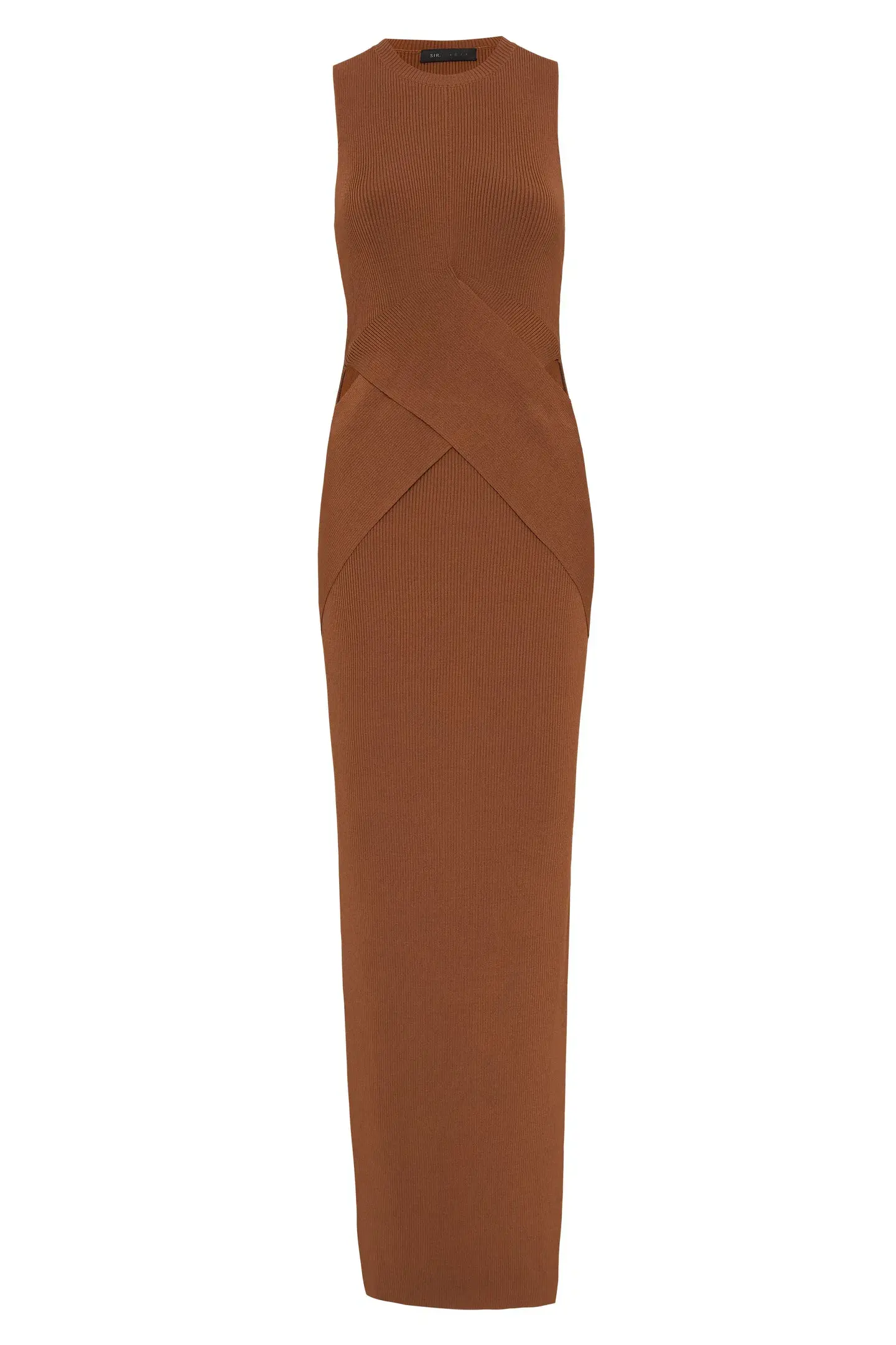 Sir the Label Hazel Josephine Sleeveless Dress in Brown Size 0 - Image 6