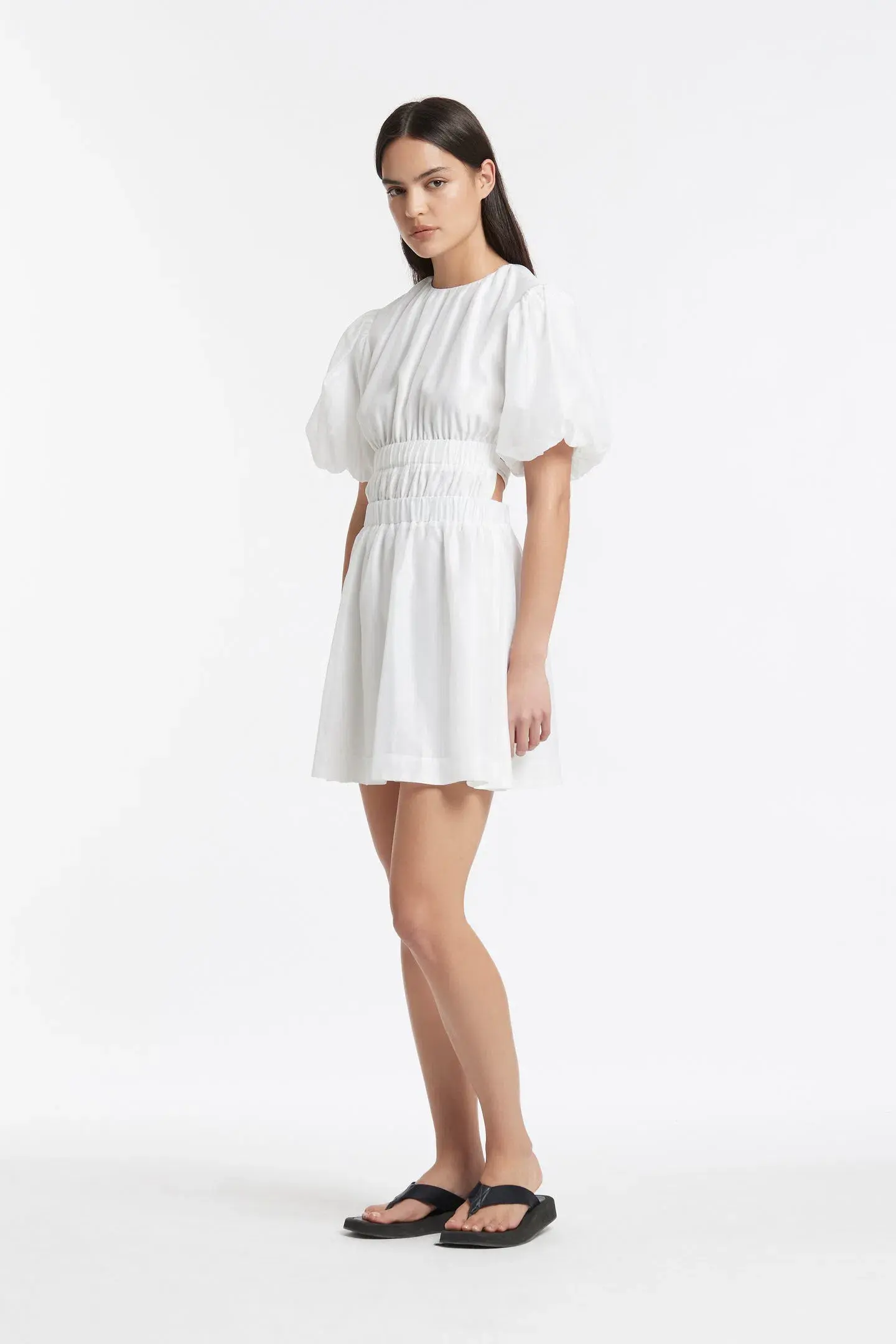 Sir the Label Franc Open Back Mini Dress in Ivory Size 0 - Image 1