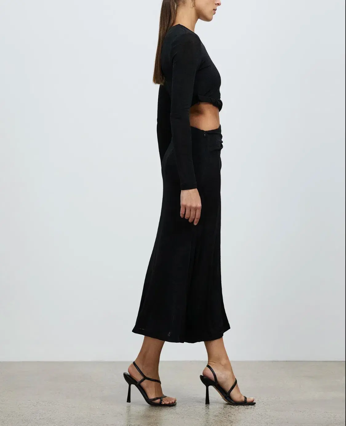 MISHA Arma Midi Dress Black Size 6/XS - Image 3