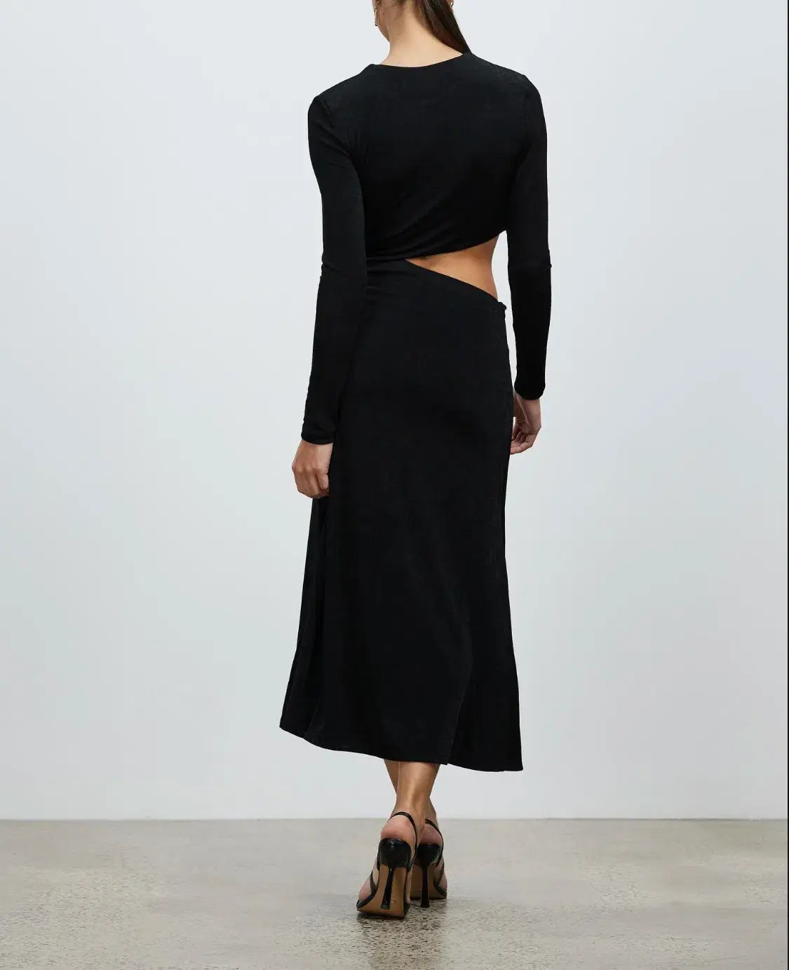 MISHA Arma Midi Dress Black Size 6/XS - Image 4