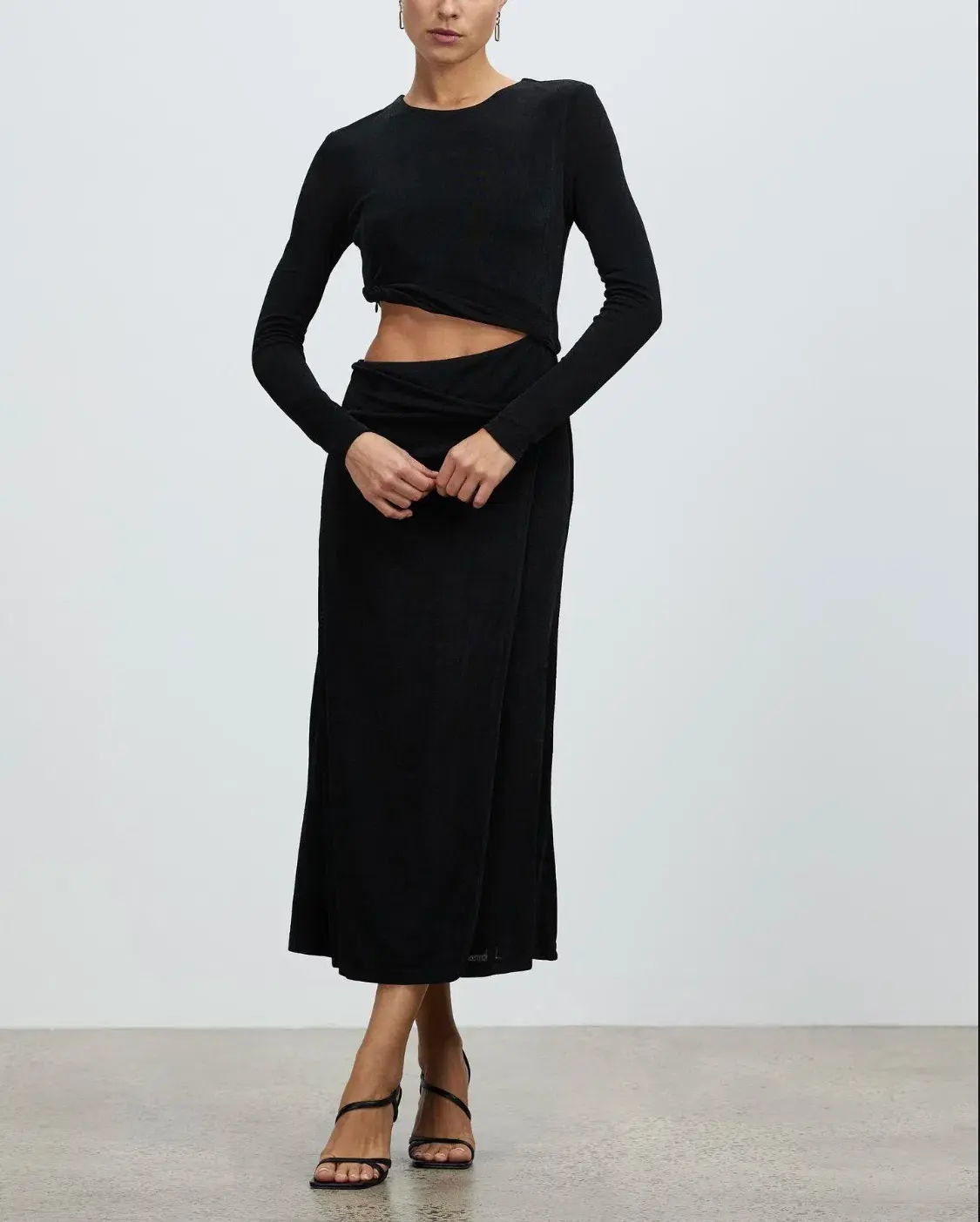 MISHA Arma Midi Dress Black Size 6/XS - Image 1