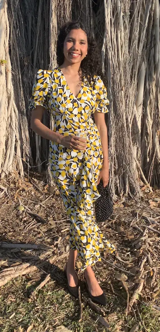 Rixo Ariel ruffled cotton and silk floral-print dress Size XXS for rent on The Volte - main image