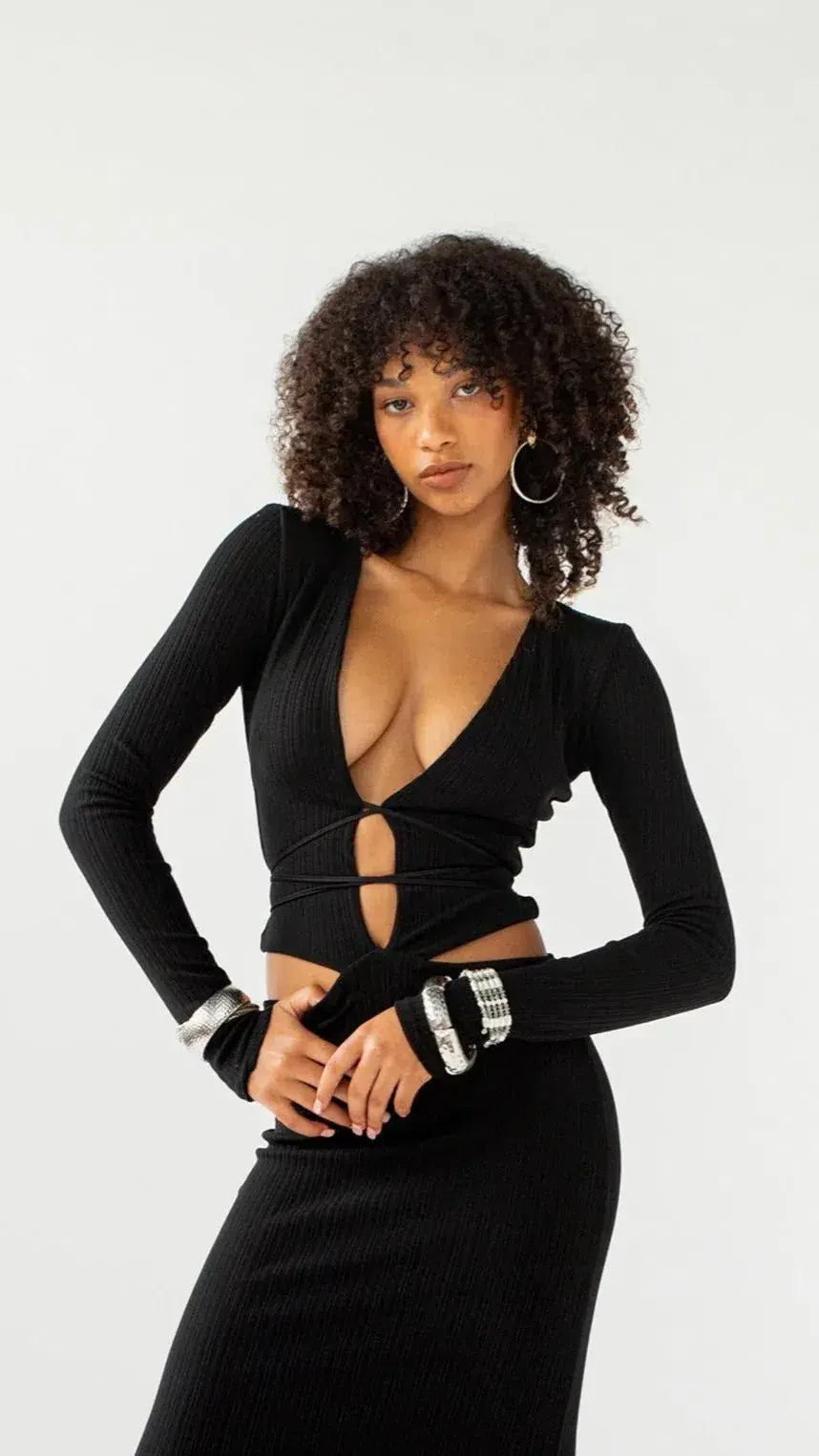 Arcina Ori Aston Maxi Dress Black Size 8  - Image 1