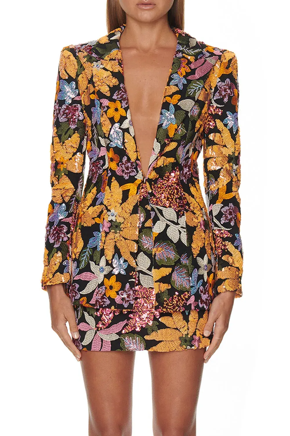 Eliya the Label Skyla Blazer Print Size 10  for rent on The Volte - main image