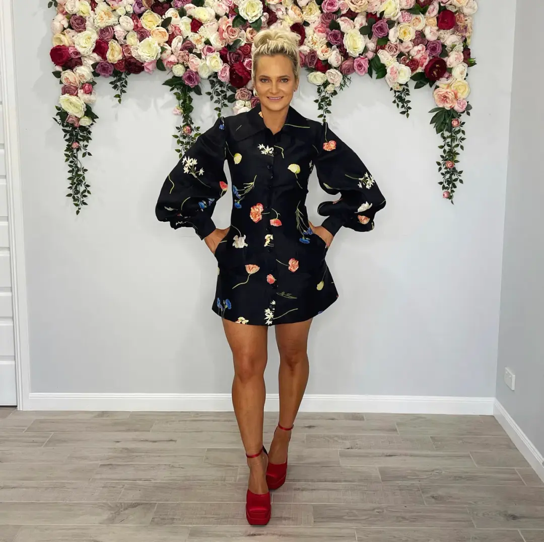 Leo and Lin The Fields Linen Mini Dress Black Size 8 for rent on The Volte - main image