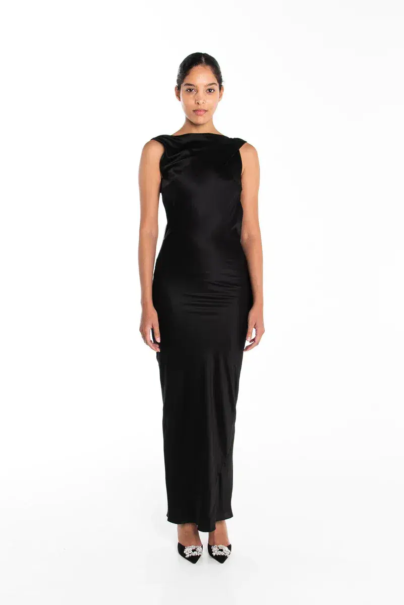 The Bar Pierre Gown Black Size 6 - Image 2