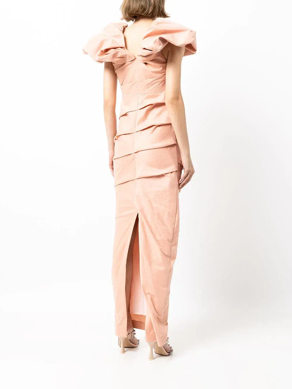 Rachel Gilbert Frey Gown Peach Size 2 / AU 10 for rent on The Volte - main image