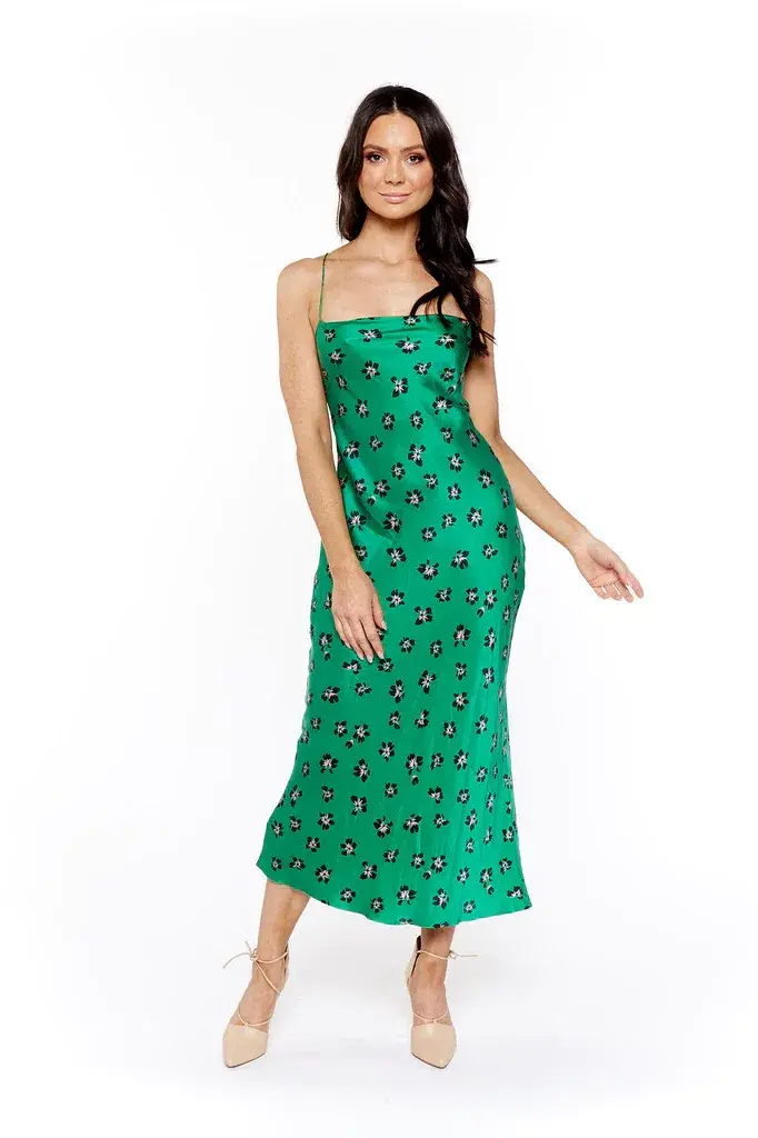 Bec & Bridge Tropicana Midi Dress Print Size 8 - Image 1