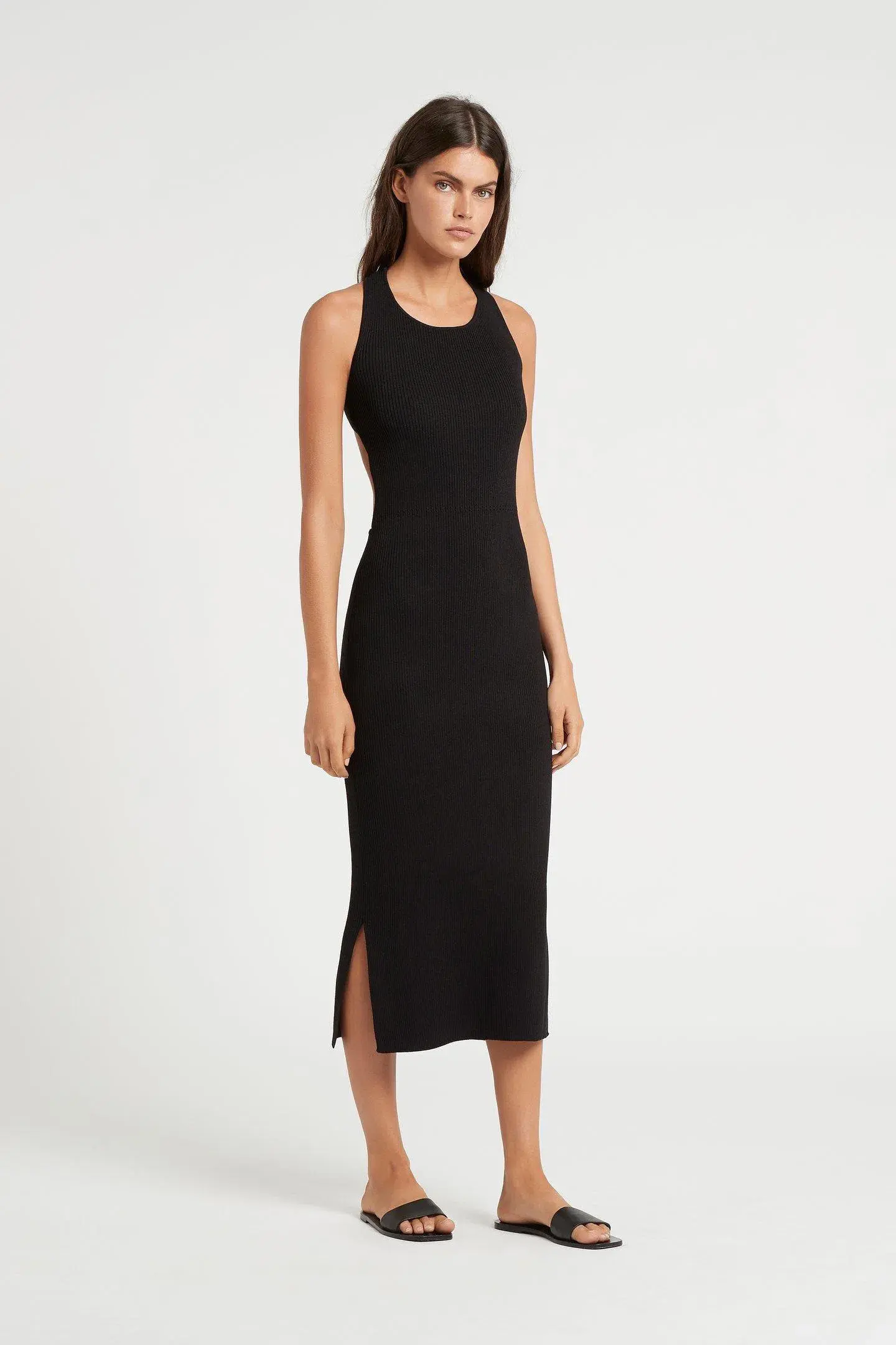 Sir the Label Marcelle Open Back Dress Black Size 1 - Image 1