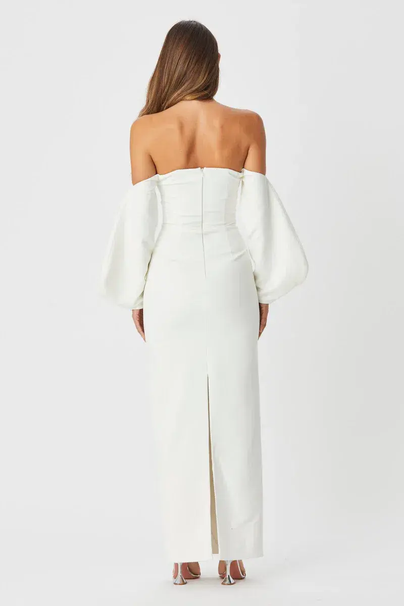 Bianca & Bridgett Honey Dress White Size 6 - Image 4