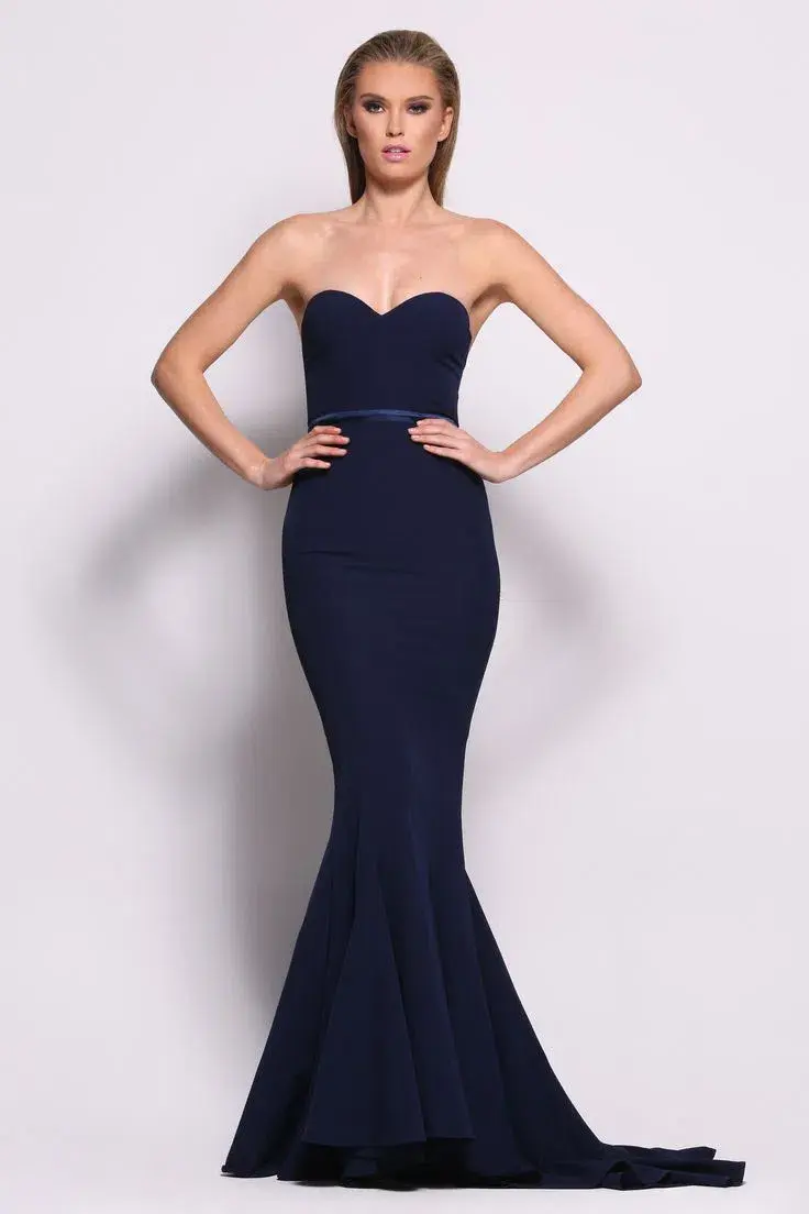 Elle Zeitoune Arianna Navy Size 6  - Image 1
