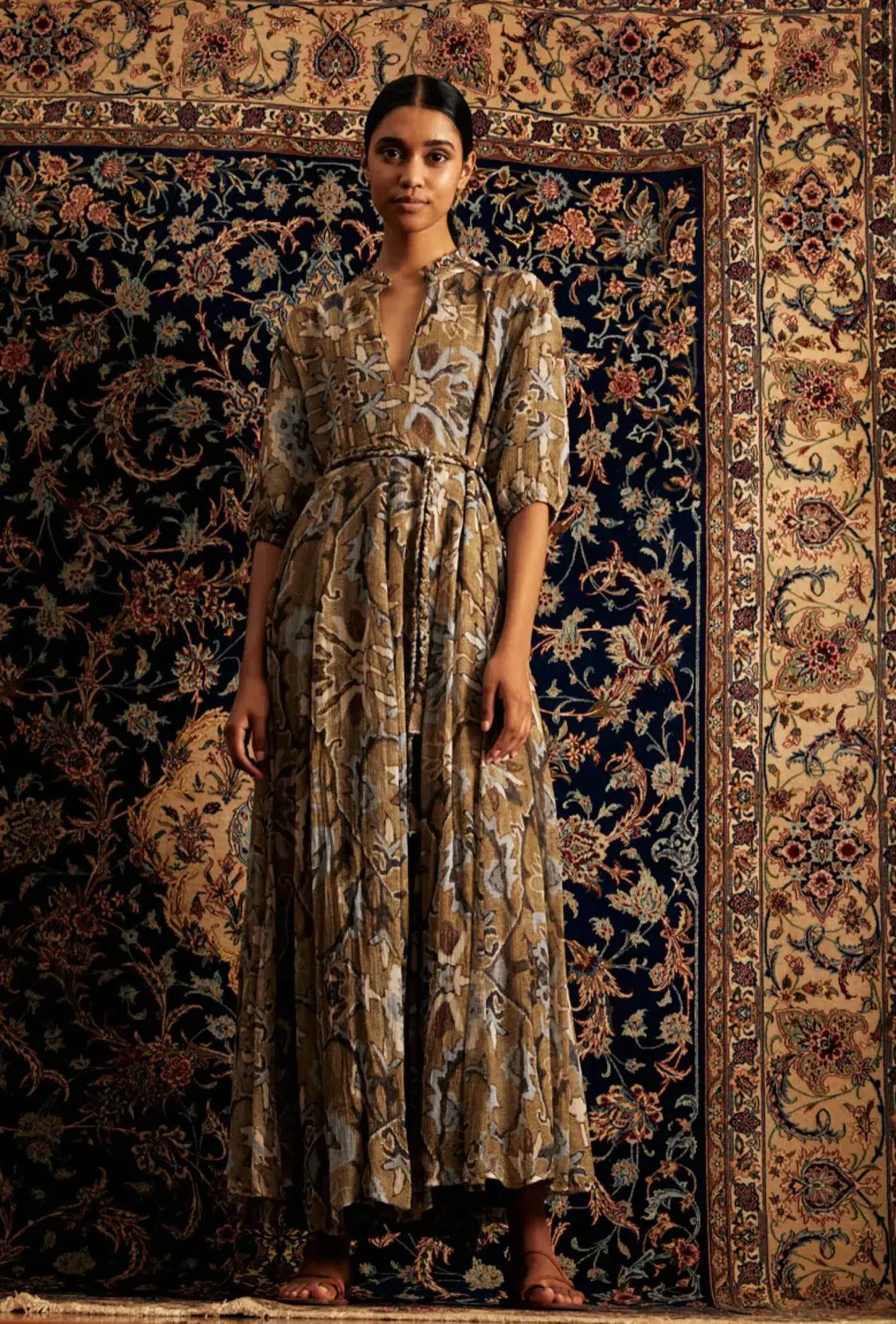 Hannah Artwear Oceanus Maxi Dress in Shaila Print Size 12 - Image 5
