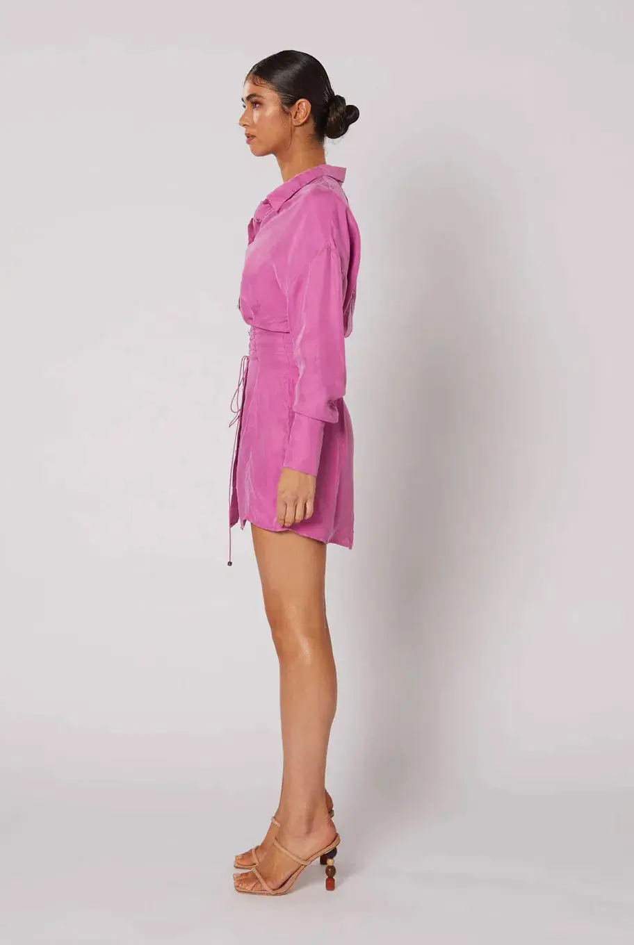 Winona Morado Button-Up Dress Pink Size 8 for rent on The Volte - main image
