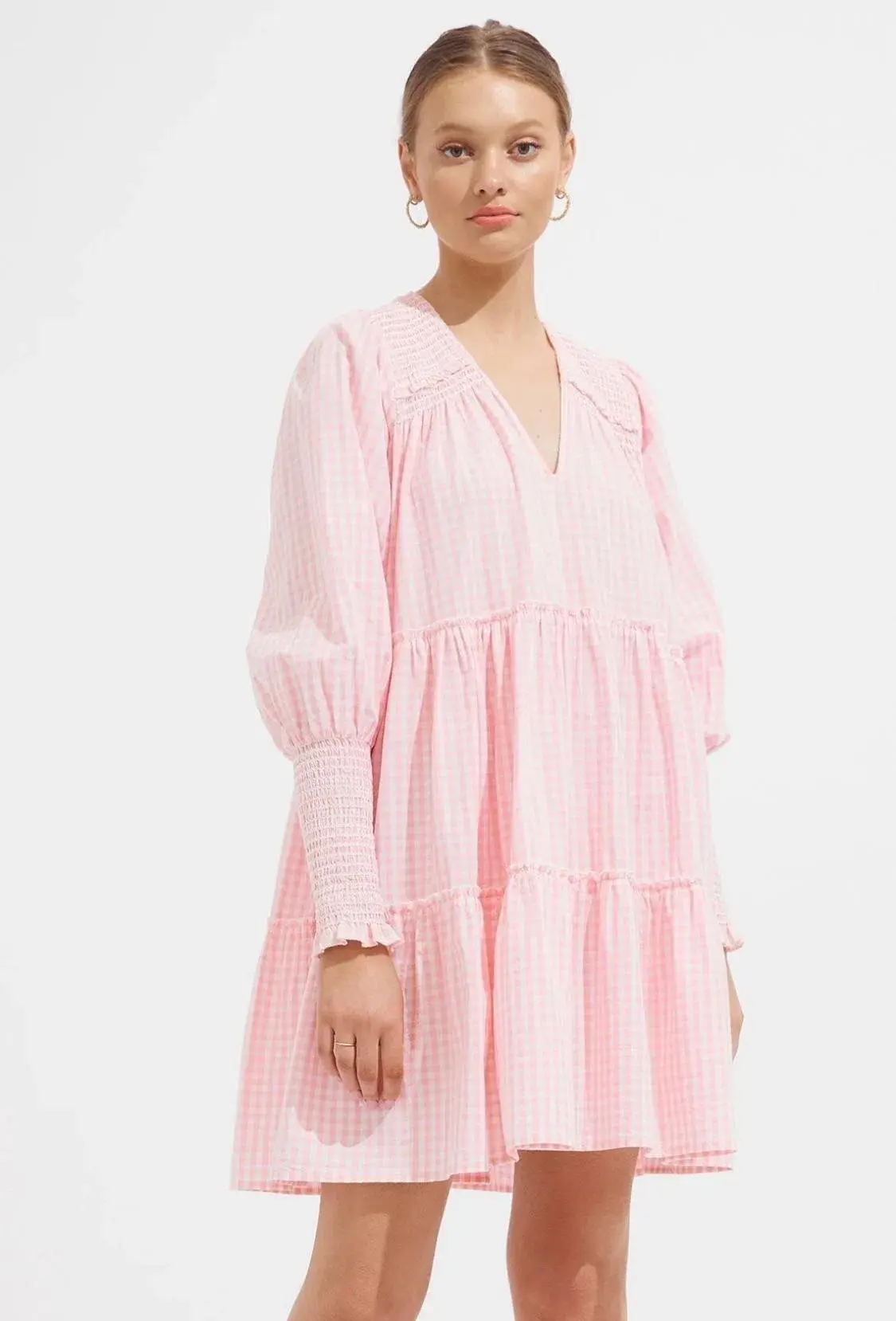 Steele Anika Mini Dress Pink Size M / AU 10 - Image 1