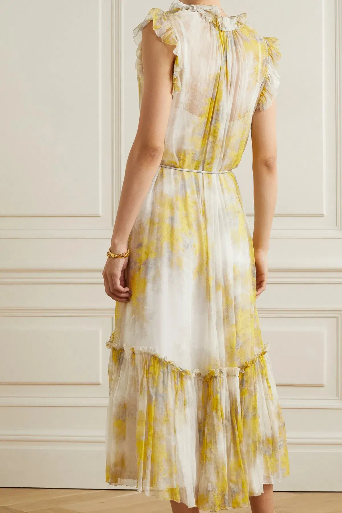 Zimmermann Botanica Wattle Midi Dress Print Size 0 - Image 3
