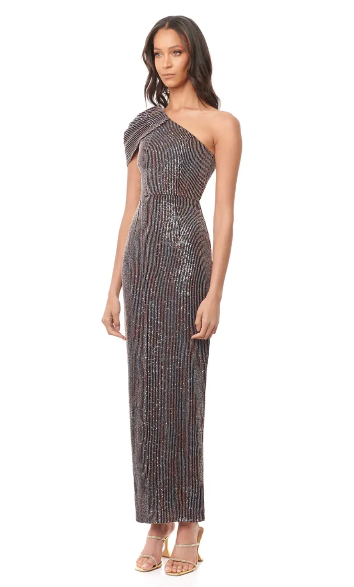 Eliya The Label Allegra Gown Sequin Size M - Image 5