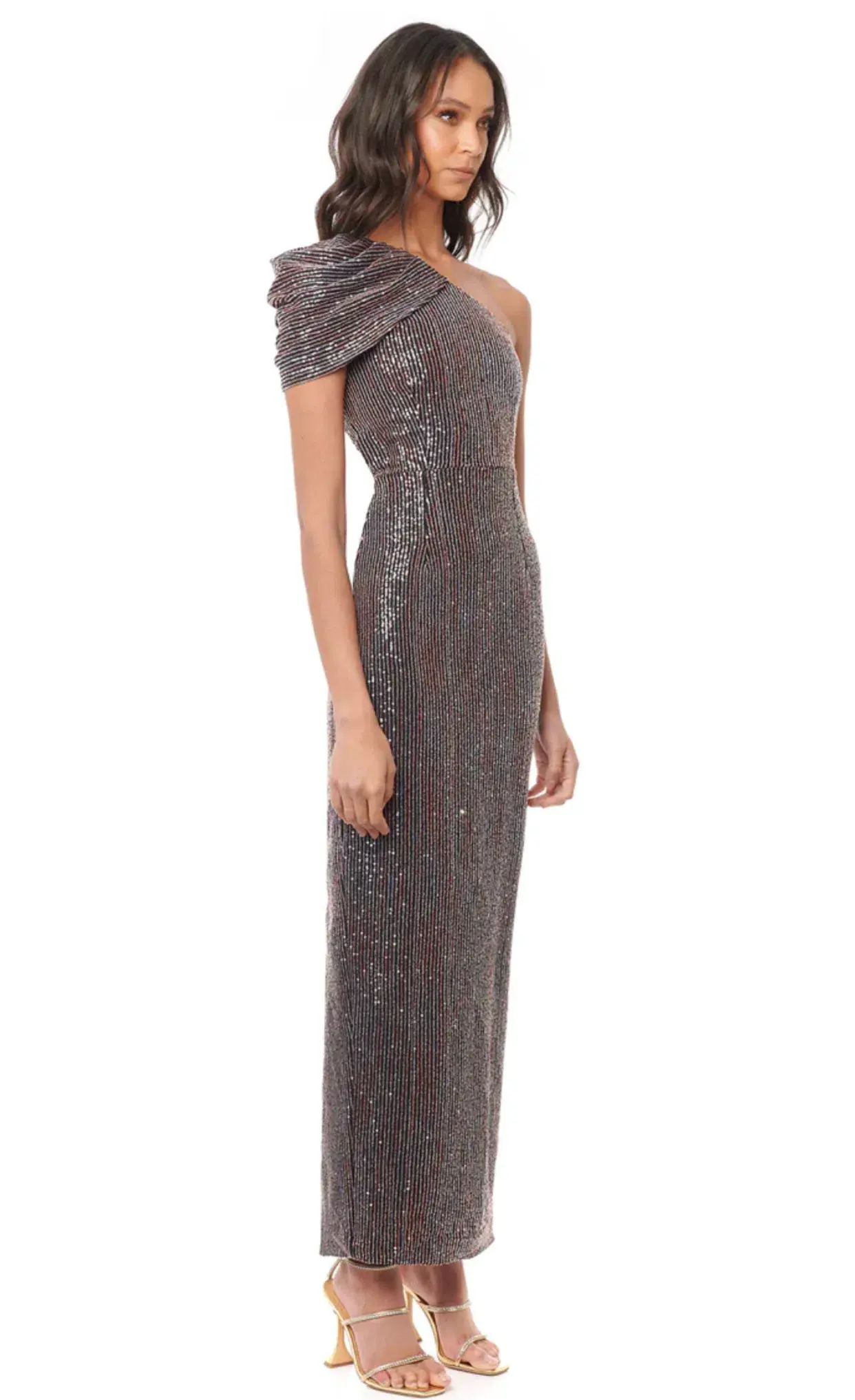 Eliya The Label Allegra Gown Sequin Size M - Image 3