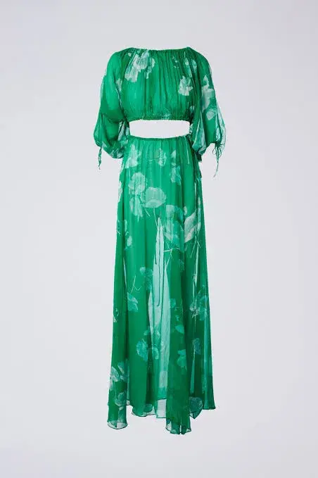 Scanlan Theodore GGT Floral Set Kelly Green Size M - Image 5