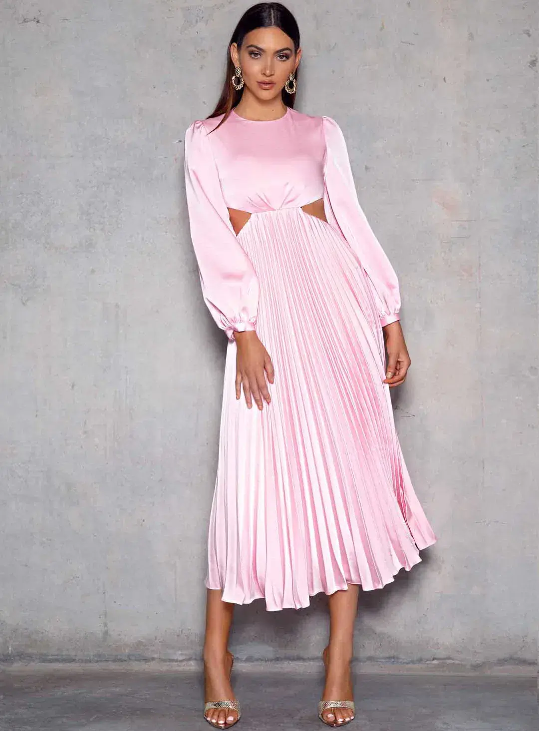 Elle Zeitoune The Barry Dress Candy Pink Size AU 12 - Image 1