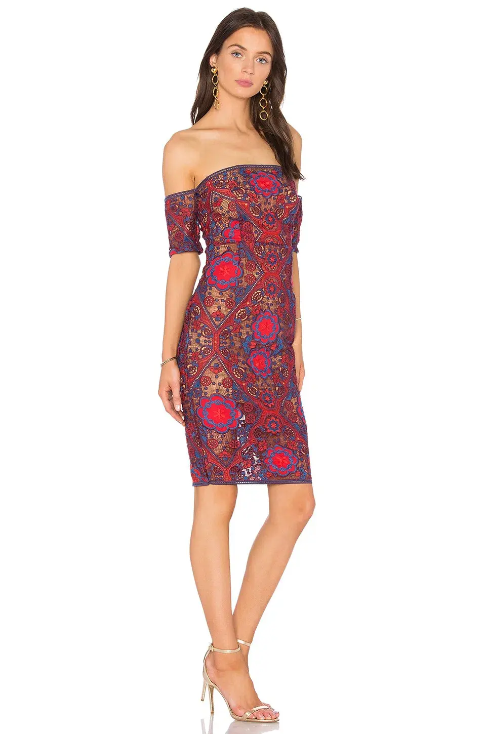 Winona Casablanca Off The Shoulder Dress Mixed Size 6 - Image 2