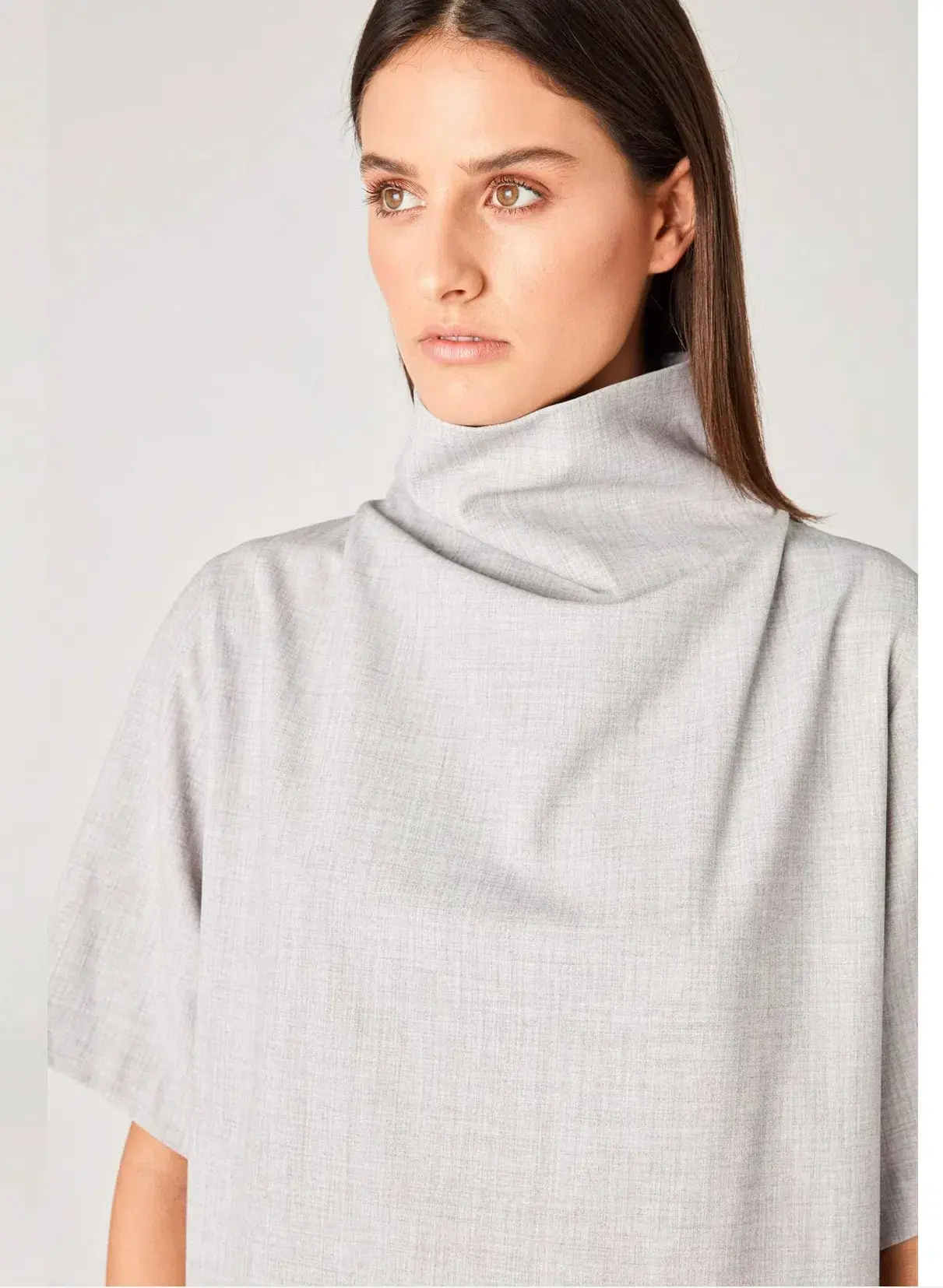 Camilla & Marc Theo Relaxed Mini Dress in Grey Melange Size 14  - Image 3