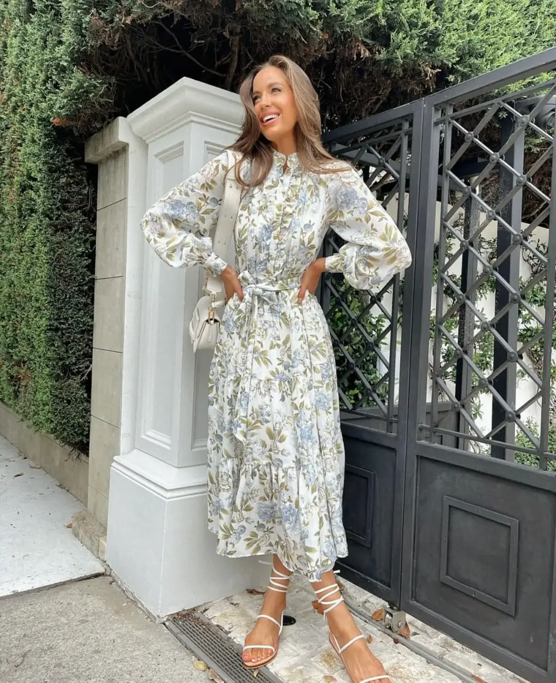 Sheike Mabel Floral Maxi Dress Print Size 16 for rent on The Volte - main image