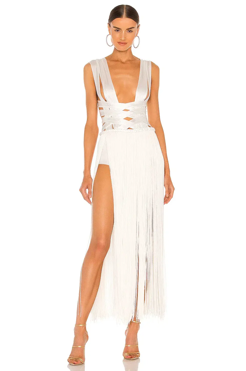 Bronx and Banco Issa Blanc Gown White Size XXS / AU 4 - Image 5
