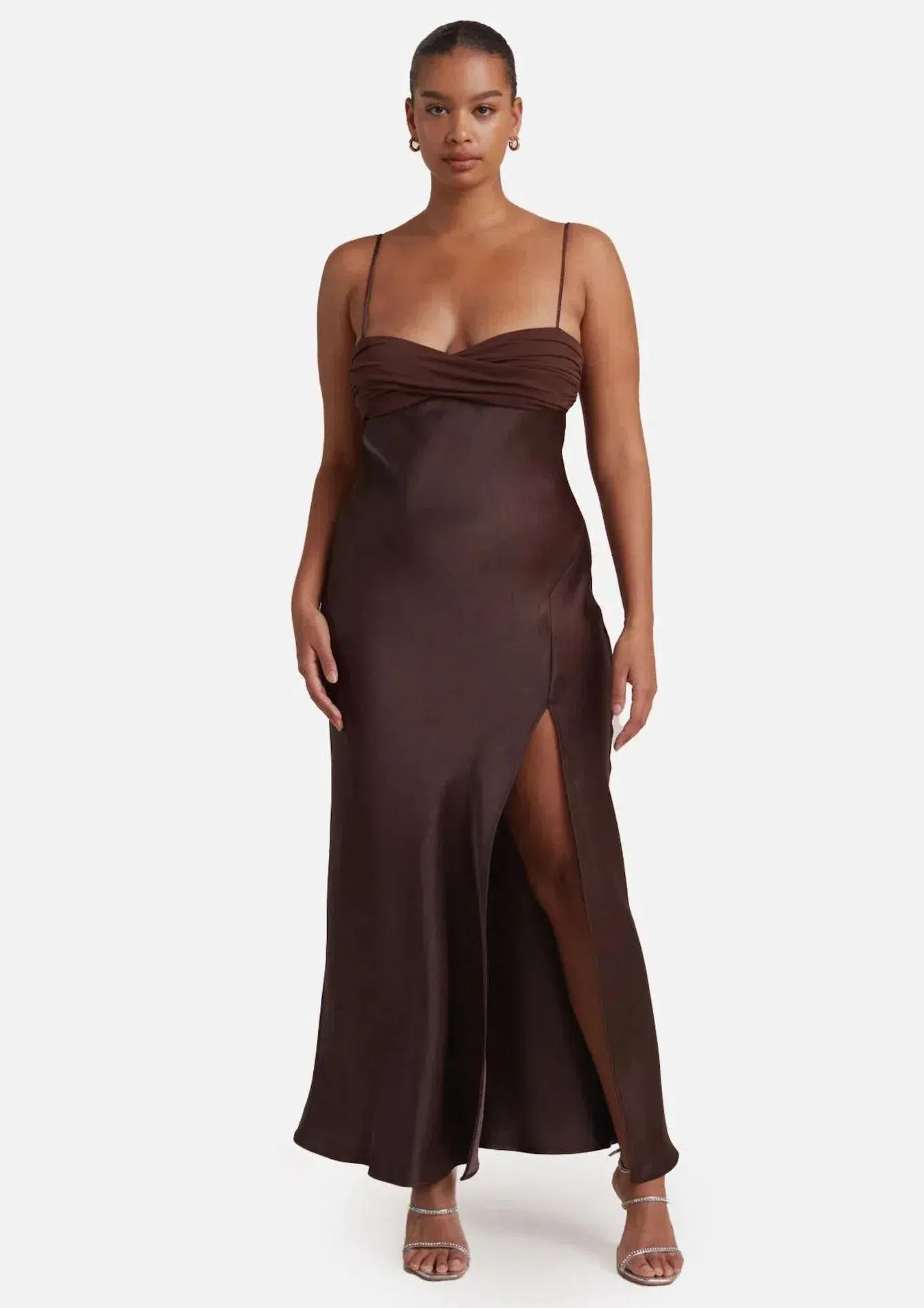 Bec & Bridge Julieta Maxi Dress in Chocolate Brown Size 14 - Image 1