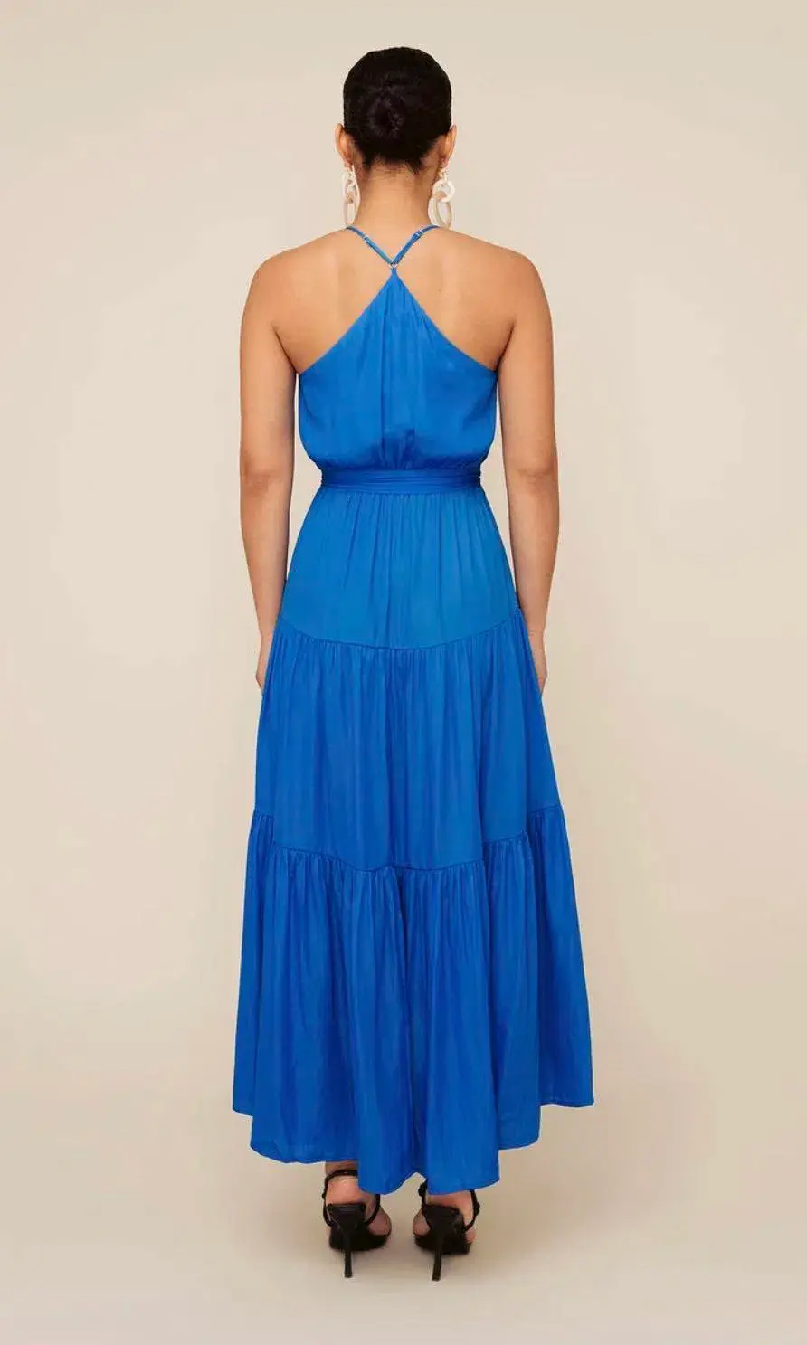 Sheike Sirocco Maxi Dress Cobalt Blue Size 14 - Image 4