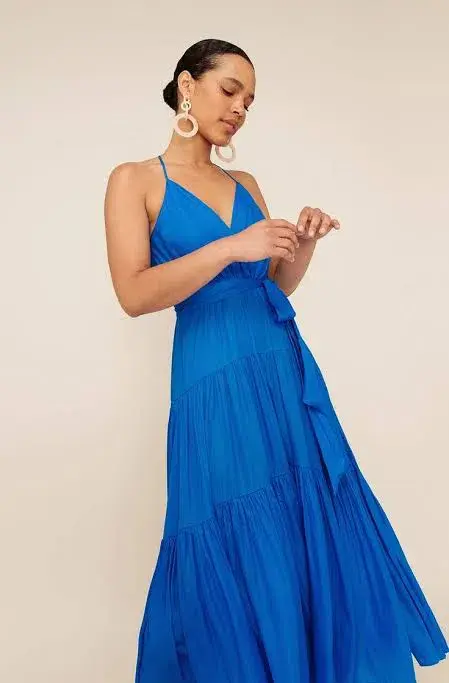 Sheike Sirocco Maxi Dress Cobalt Blue Size 14 - Image 3