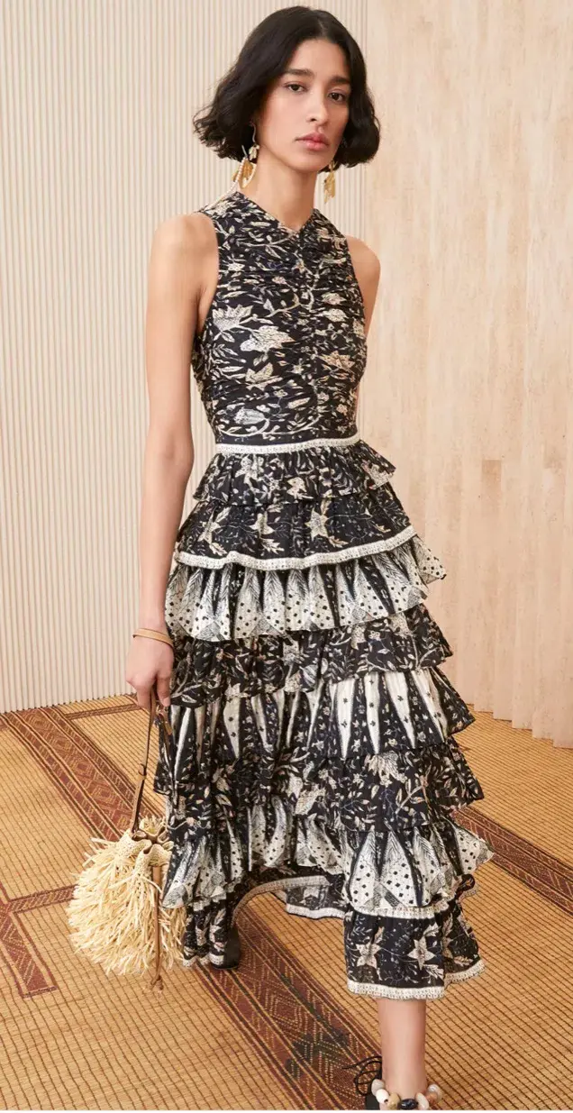 Ulla Johnson Ariah Dress Rainforest Print Size 8 - Image 1