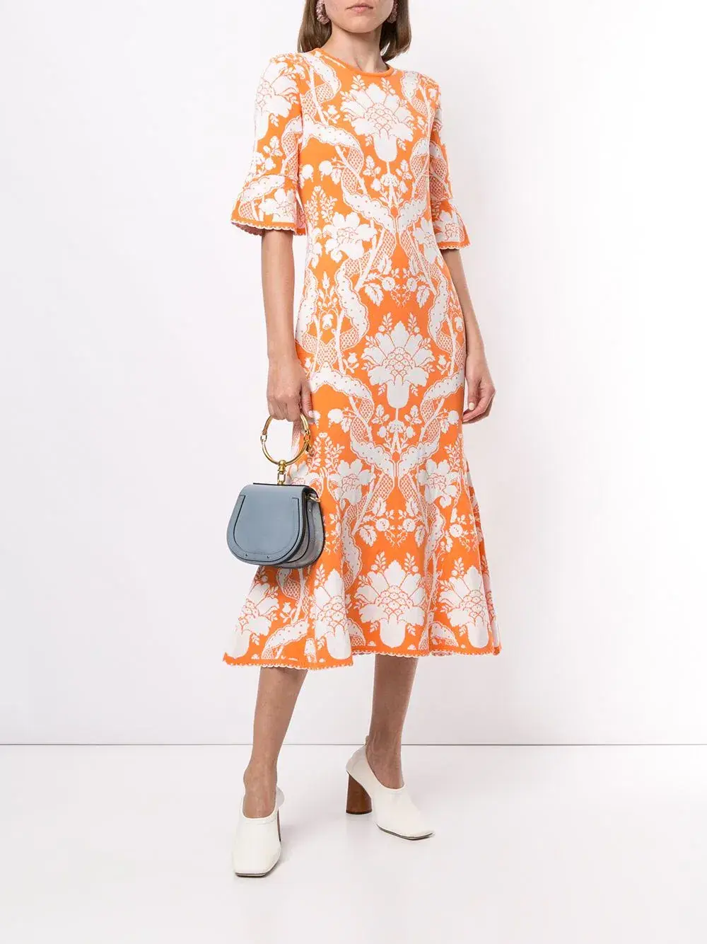 Alice McCall Sittin Pretty Midi Dress Orange Size 8  - Image 1