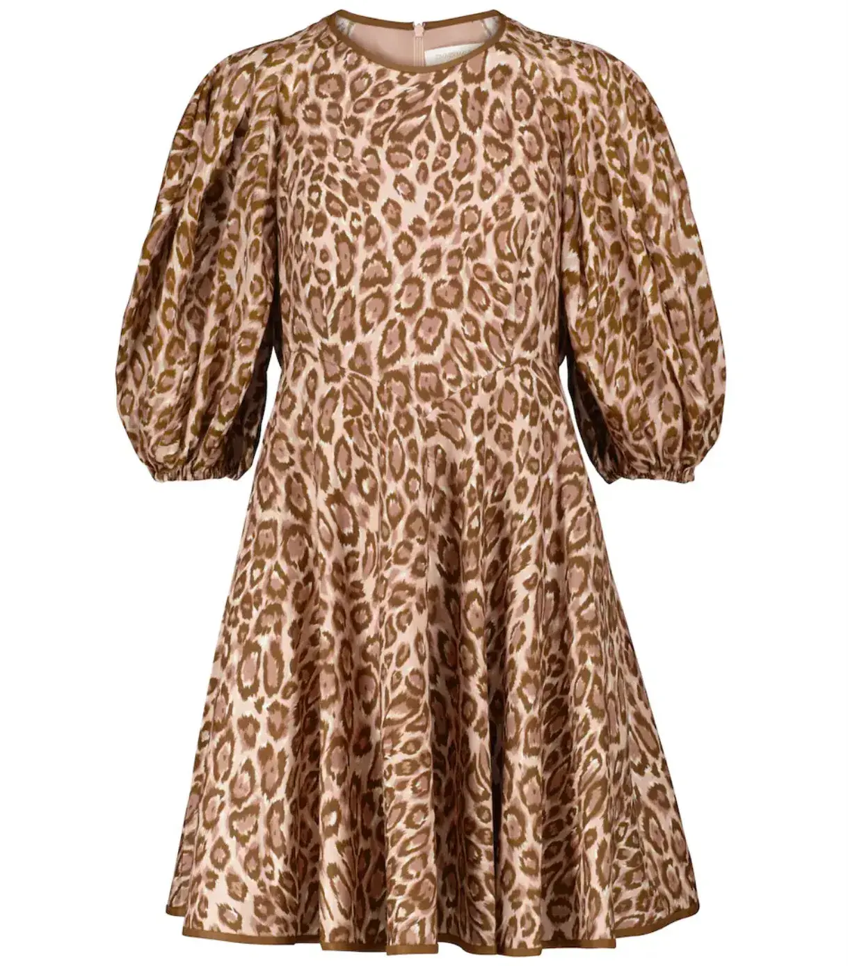 Zimmermann Concert Day Mini Dress Pink Animal Print Size 0 / AU 8 - Image 3