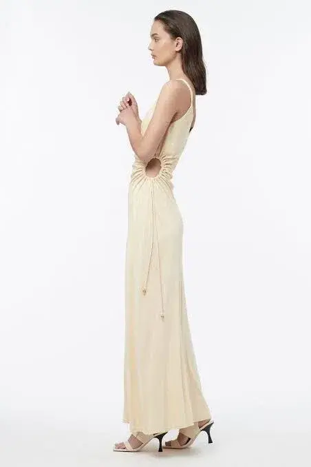 Manning Cartell Tuning In Chain Dress Yellow Size 12 - Image 2