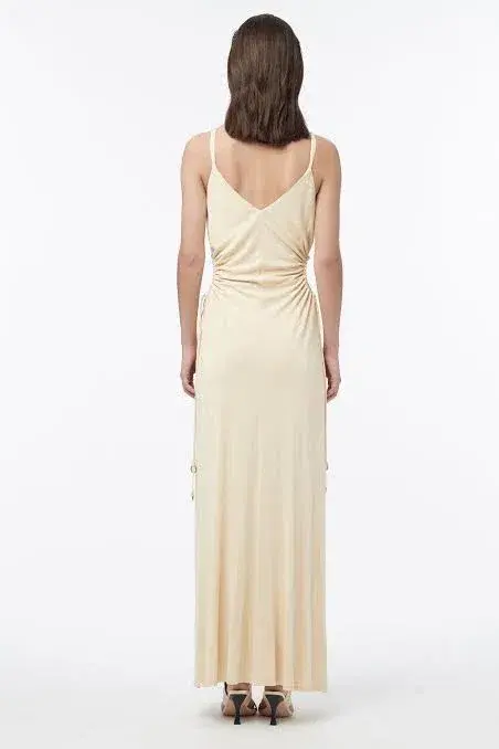 Manning Cartell Tuning In Chain Dress Yellow Size 12 - Image 3
