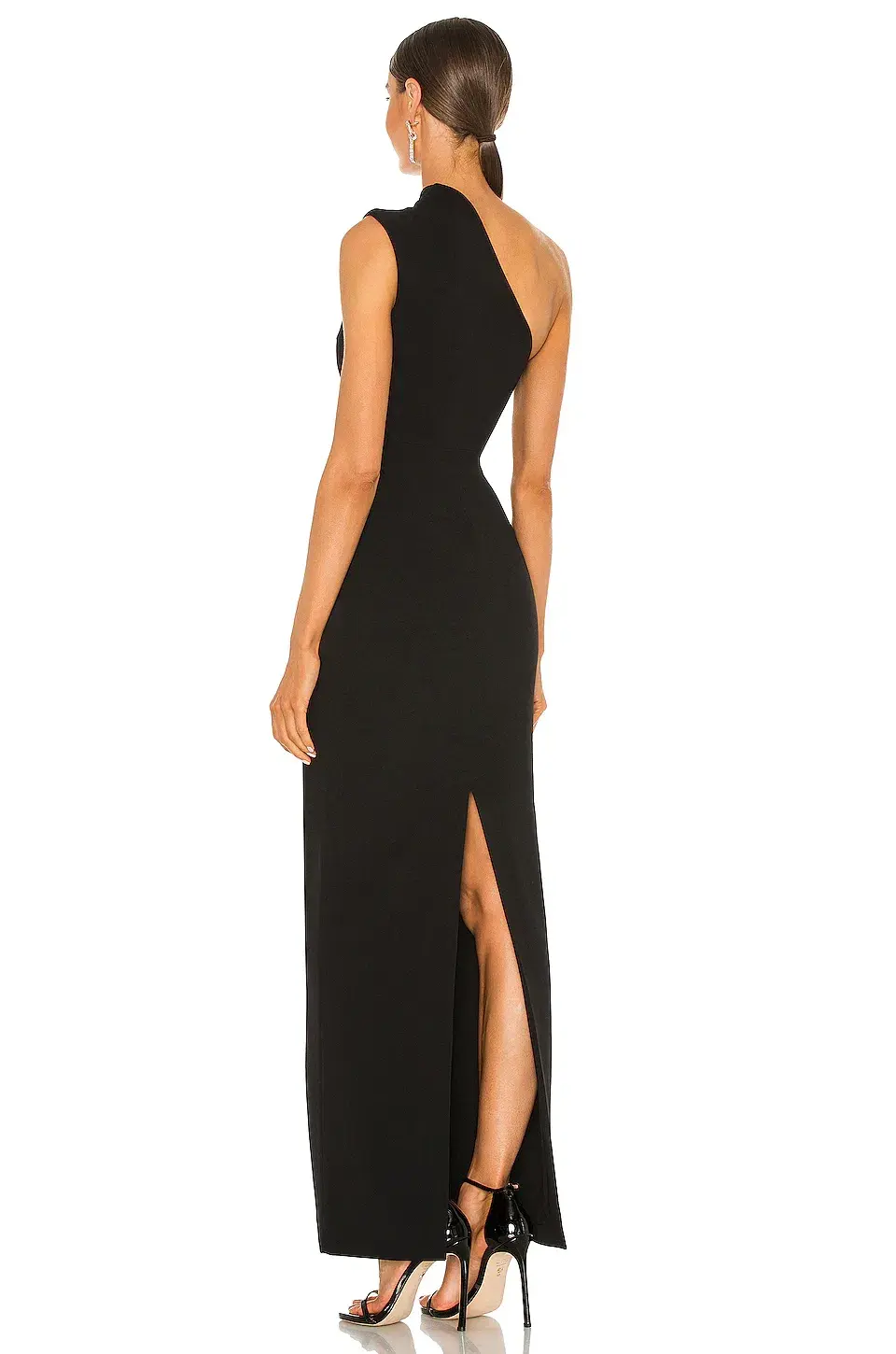 Solace London Krista Maxi Dress Black Size 8  for rent on The Volte - main image