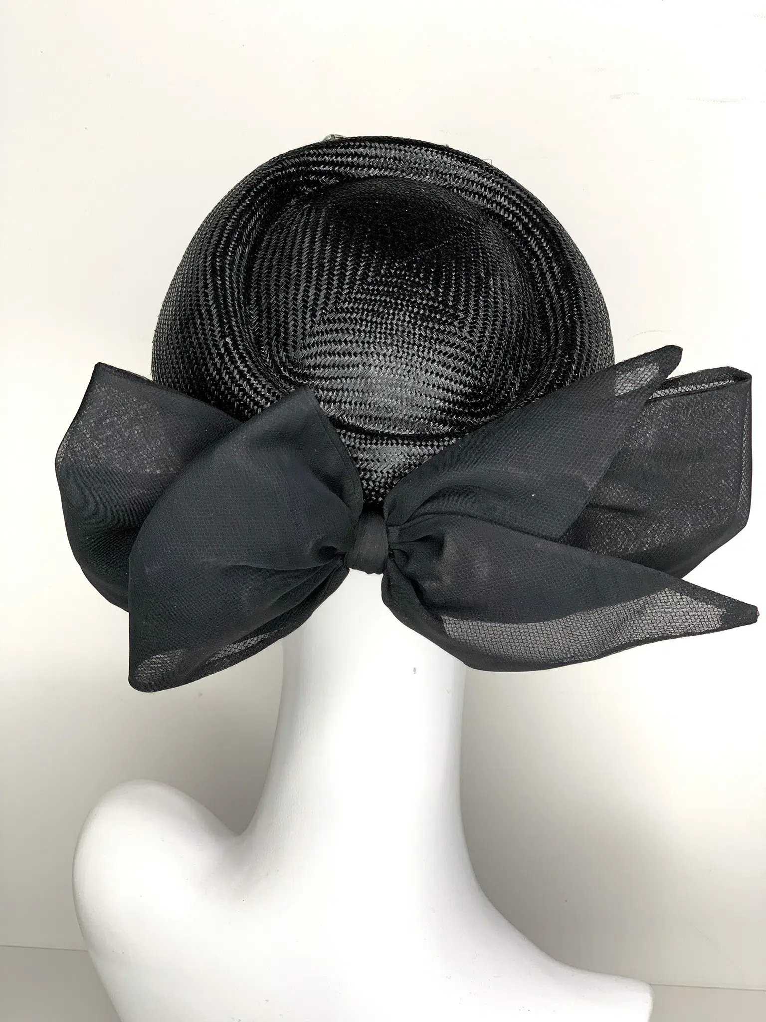 Halo & Rose Pillbox Hat Black/Green  - Image 9