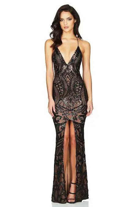 Nookie Mon Cherie Gown Black Size 8 - Image 3