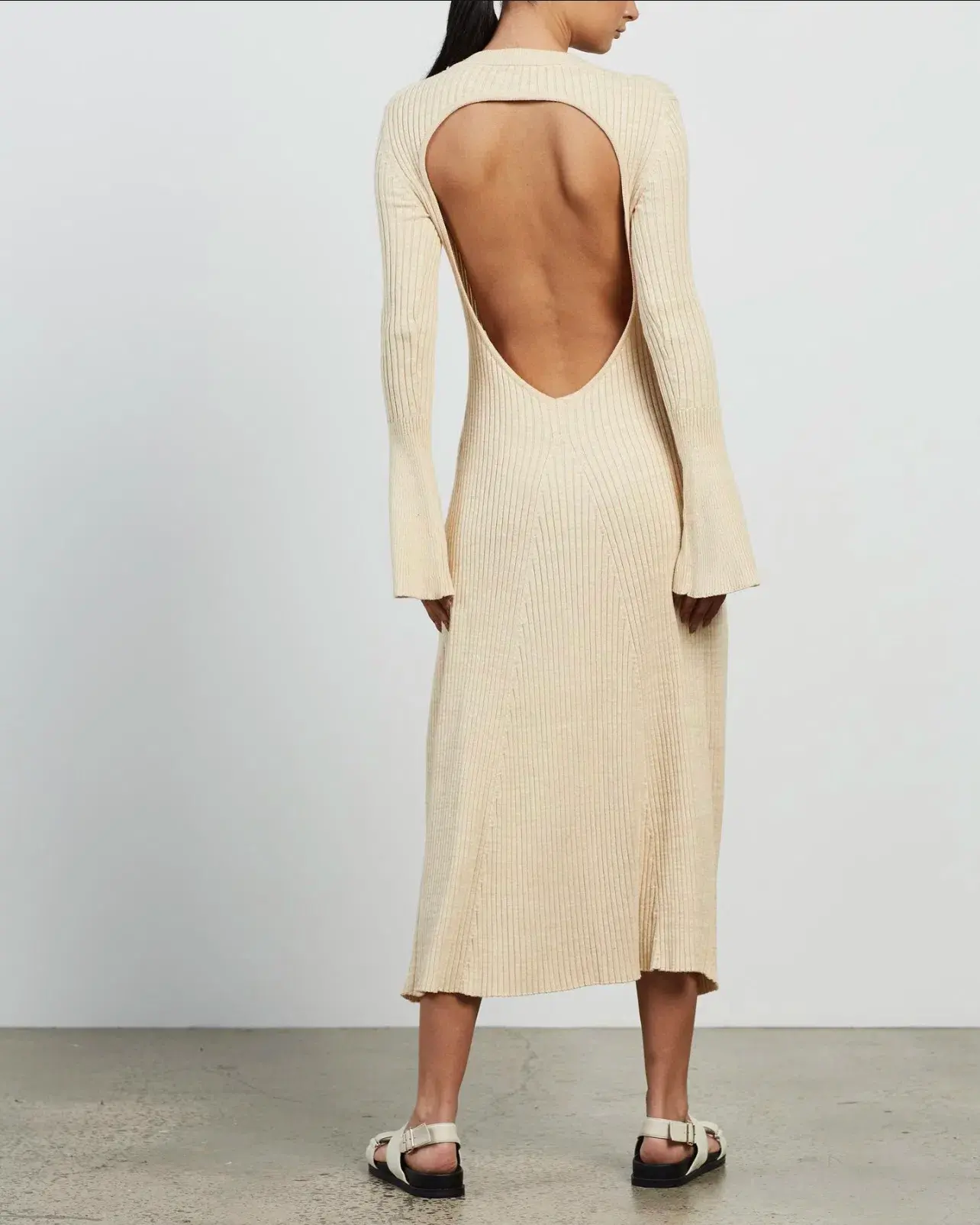 Anna Quan Isla Dress Nude Size 6 - Image 2