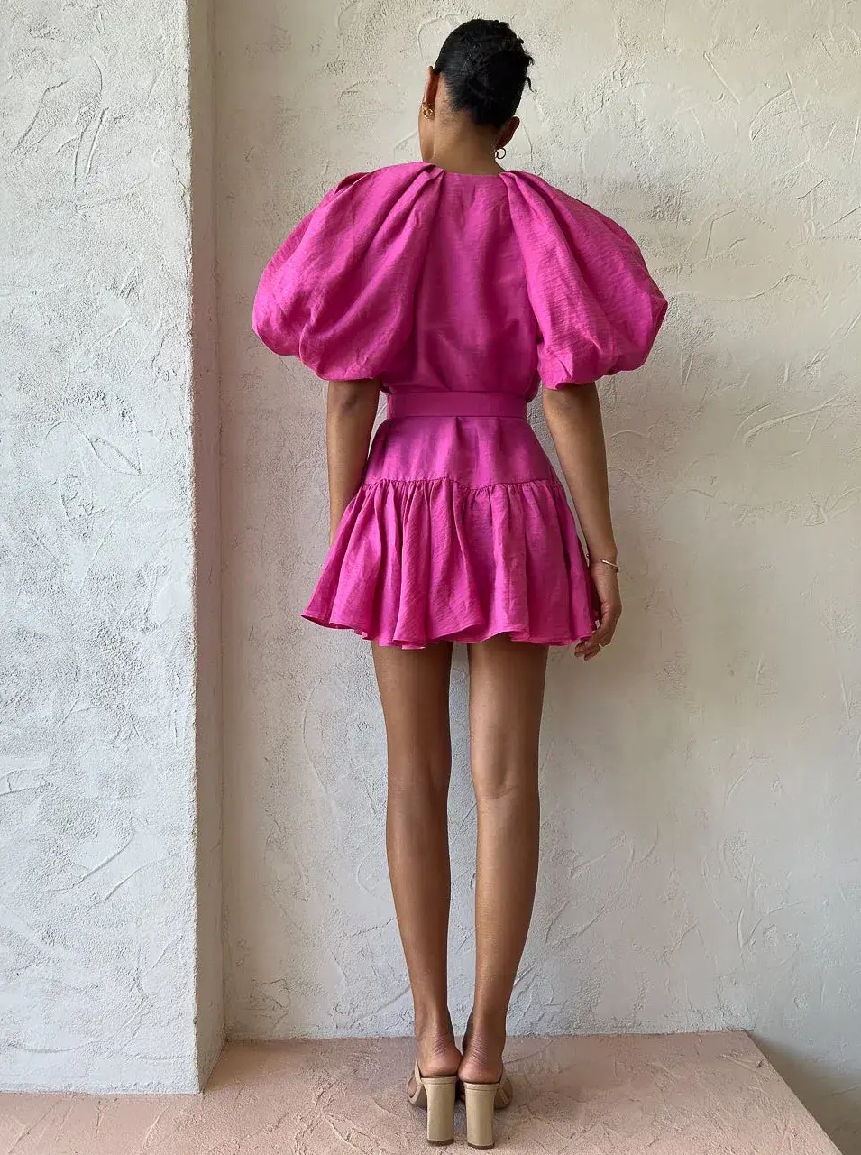 Acler Wheatland Dress in Flamingo Pink Size 8 - Image 2