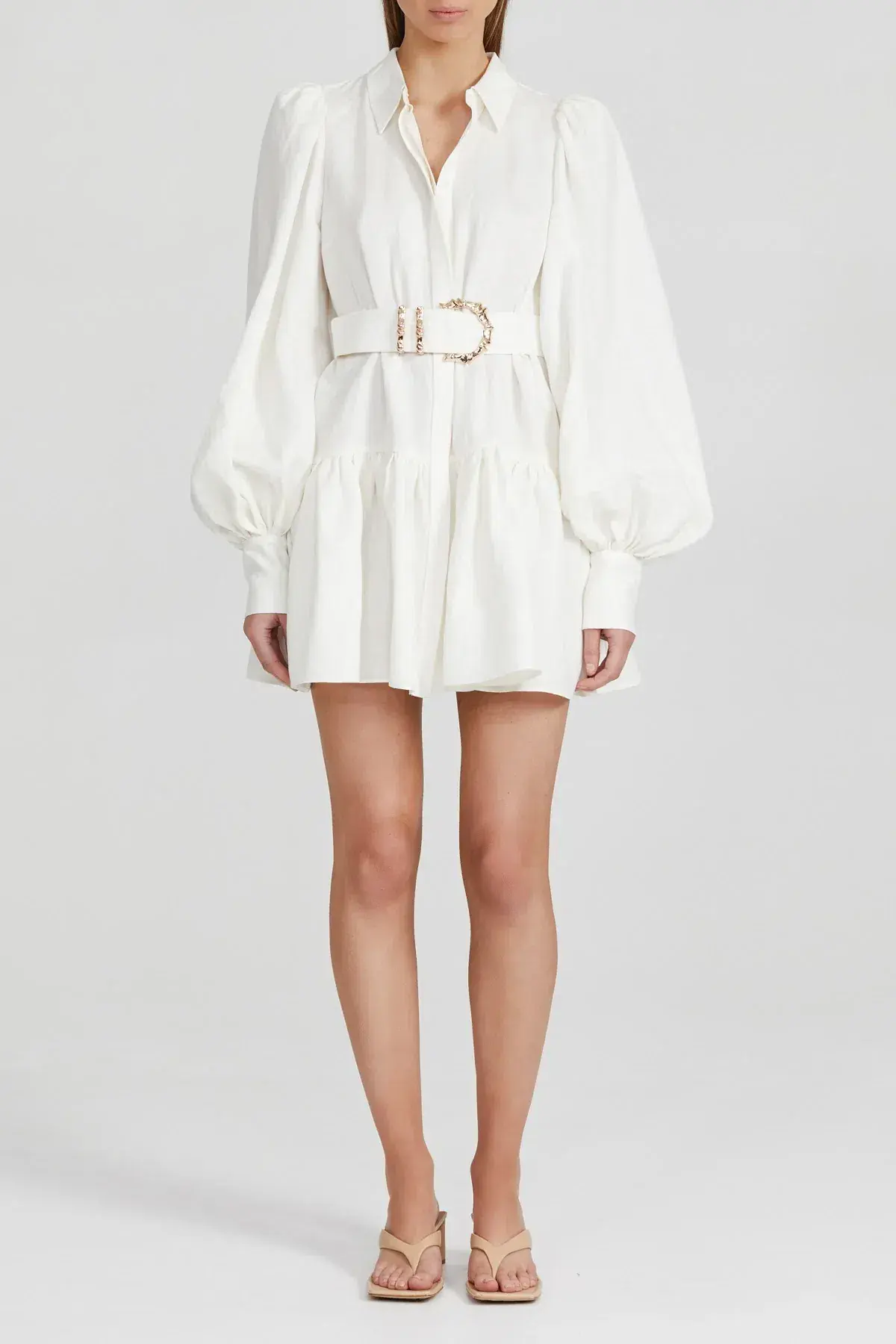 Acler Sherwood Dress Ivory White Size 6 - Image 1