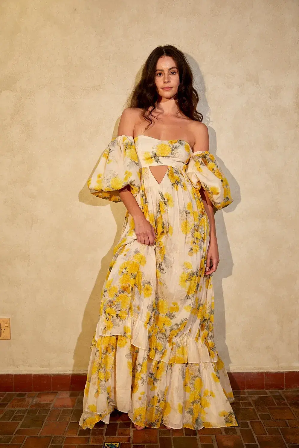 Rooh Collective Poppy Maxi Dress Zephyr Print Size 10 - Image 1