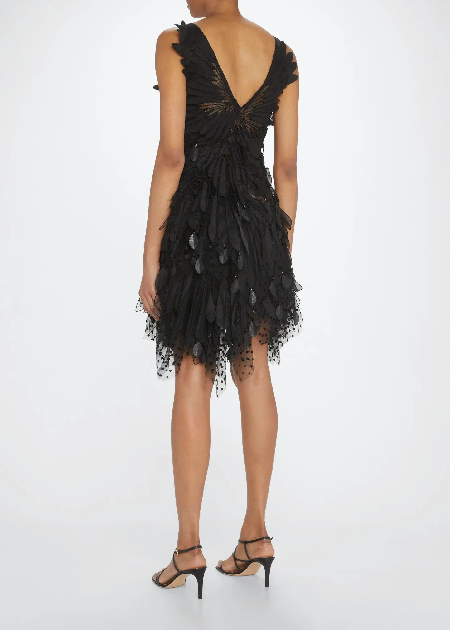Zimmermann Rhythmic Fluted Mini Dress Black Size 1/Au 10 - Image 2