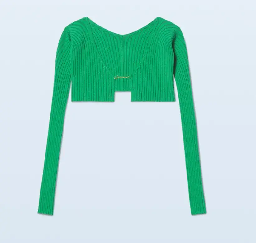 Jacquemus La Maille Pralu Dark Green Size 6 for rent on The Volte - main image