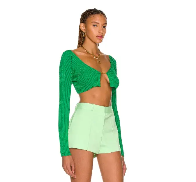 Jacquemus La Maille Pralu Dark Green Size 6 - Image 3